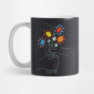 Bouquet - Picasso Line Art Mug